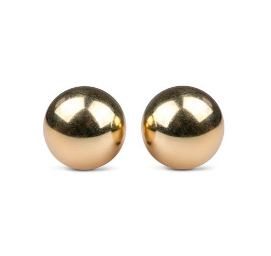 Gold ben wa balls - 25mm